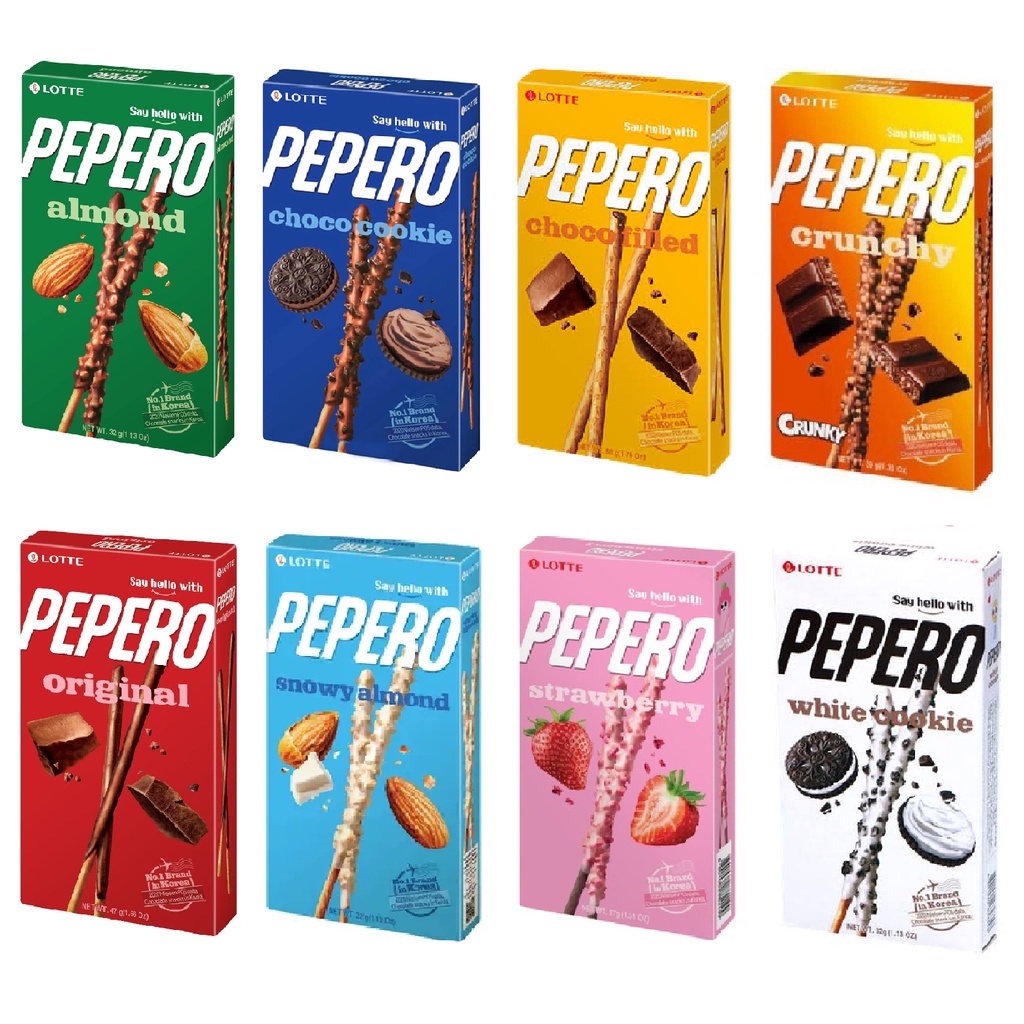 PEPERO BIG BOX Stick Biscuit Pack 256g Almond Made In Korea 🇰🇷 | Shopee ...