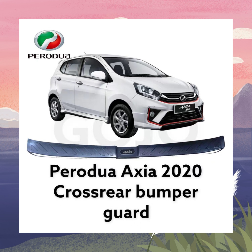 perodua axia 2020 -2022 grossrear rear bumper guard | Shopee Malaysia