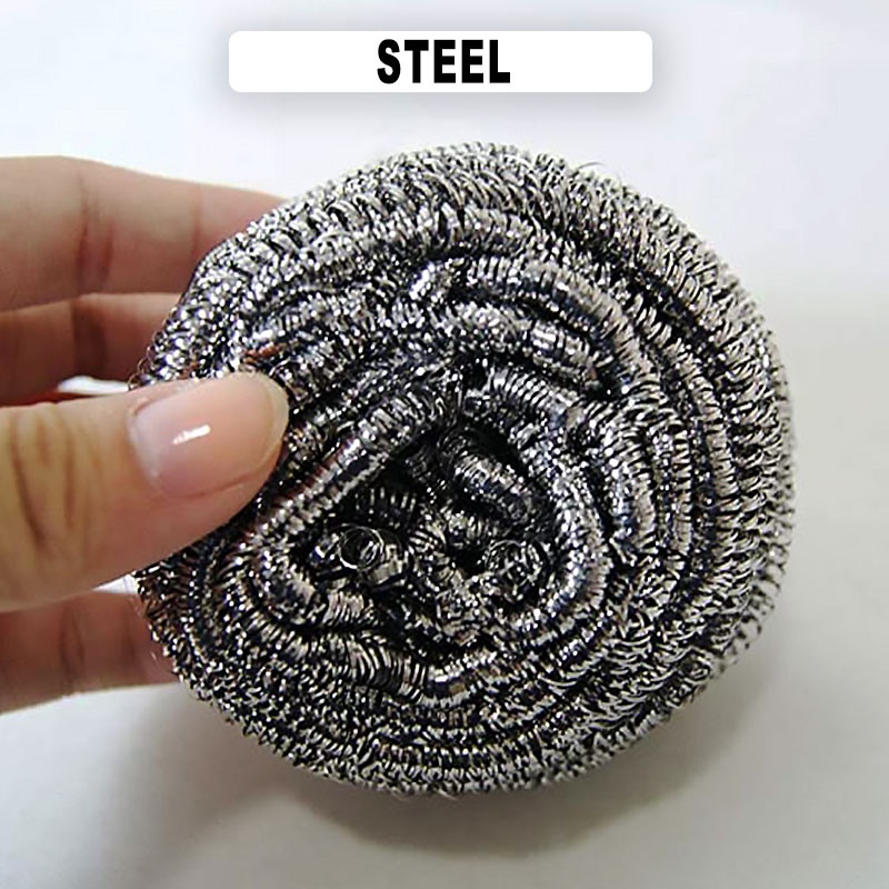 𝗘𝗙𝗙𝗢𝗥𝗧𝗟𝗘𝗦𝗦 𝗦𝗖𝗥𝗨𝗕𝗕𝗜𝗡𝗚 》Stainless Steel Wire Ball Brush Cleaning Brushes ...