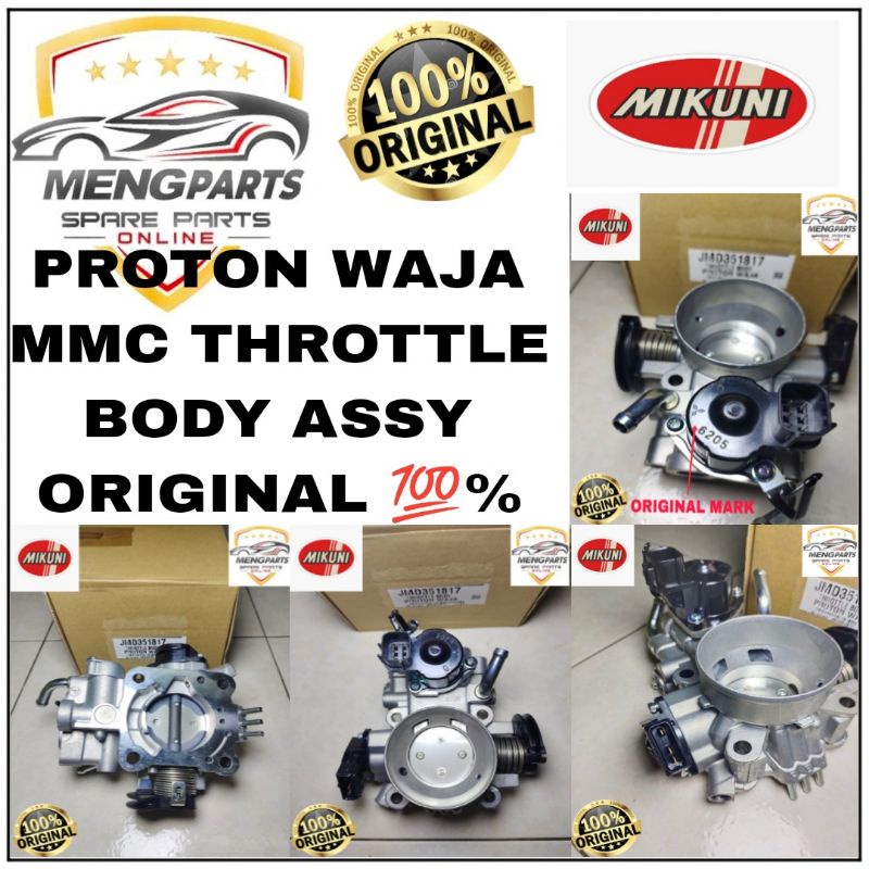 ORIGINAL 💯 PROTON WAJA 1.6 MMC THROTTLE BODY ASSY MD351817 Shopee