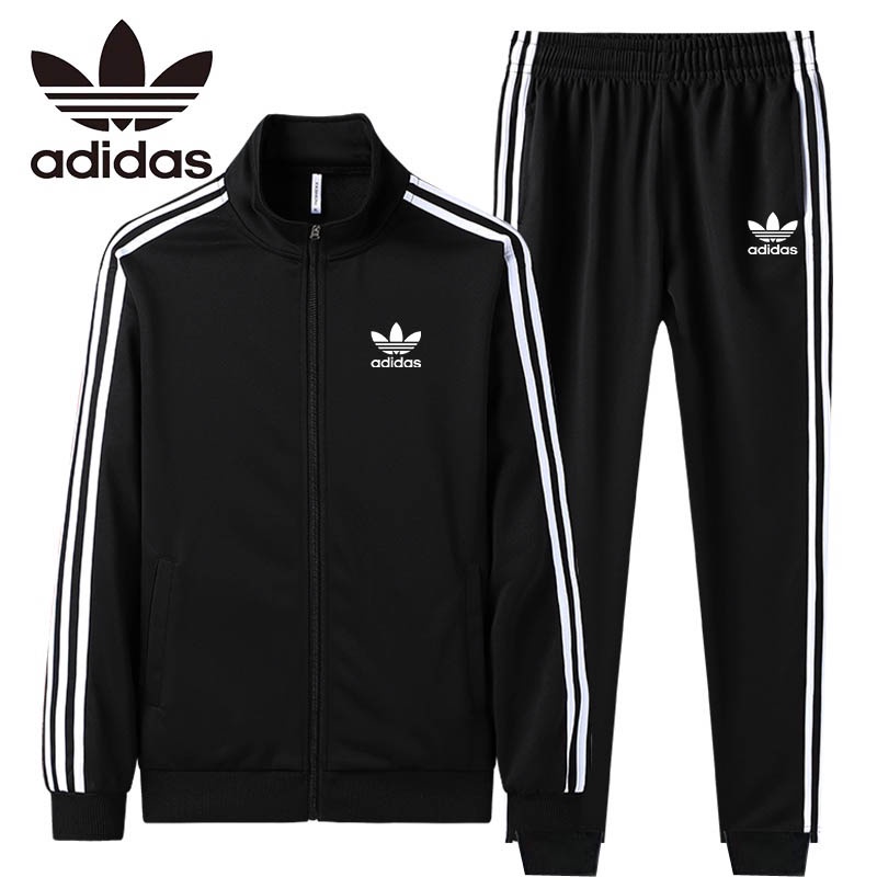[Ready Stock] Two Piece Set Unisex Sports Suits Men's Long Sleeve ...