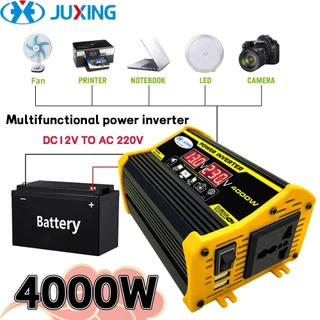 Car Inverter 12V To 220V 4000W Converter Dual USB Auto LED Voltmeter Converter 12V Transformer Modified Sine Wave Inverter - 13 - View #12