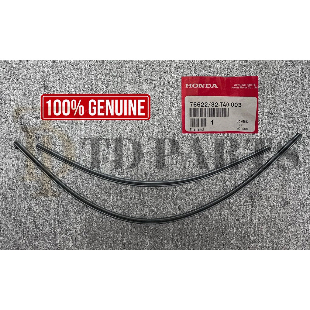 Front & Rear Windshield Wiper Blade Rubber Inserts Refill for 16-22 Honda Pilot