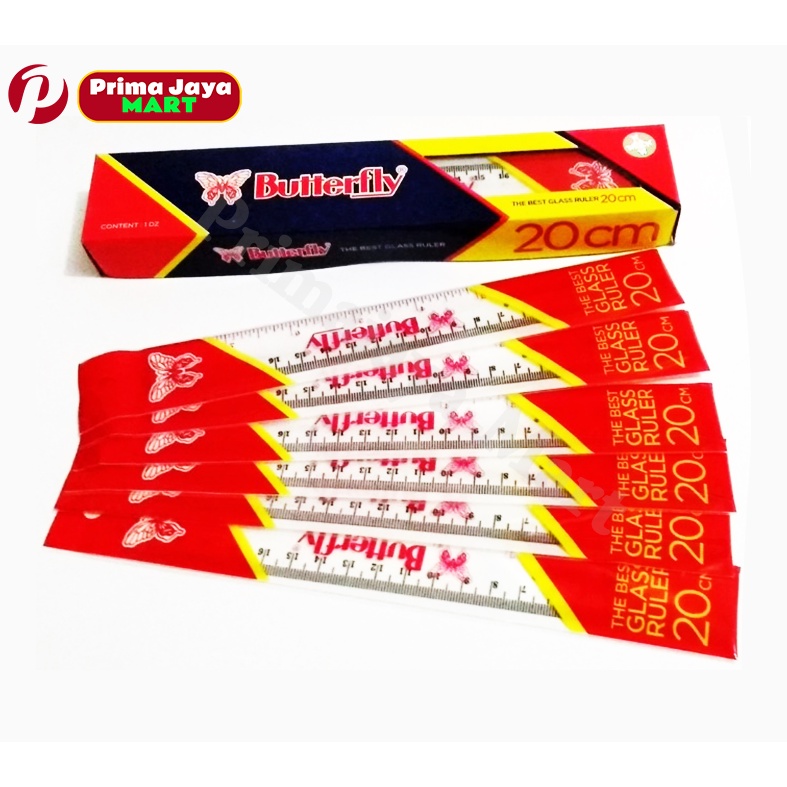 Butterfly Ruler 20cm (Pack) | Shopee Malaysia
