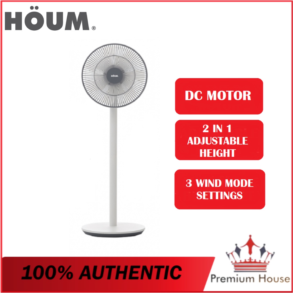 Houm X12 Adjustable Table Fan Stand Fan Quiet DC Motor With A Built