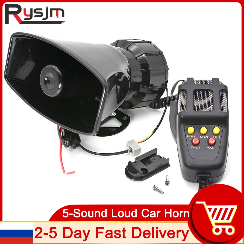 Car Horn Loud Multipurpose Speaker Police Siren Air Horn Megaphone