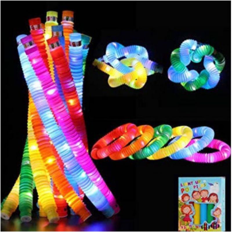 [Guarantee Broken - Replace New] LED POP PIPES/Star Toy LED POP FIDGET ...