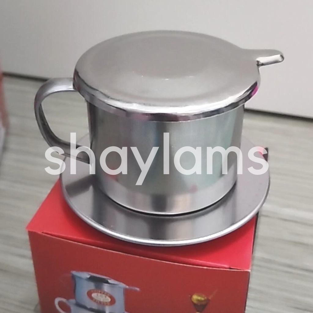 🔥READY STOCK🔥[SET] 10pcs STAINLESS STEEL VIETNAM COFFEE FILTER STRAINER