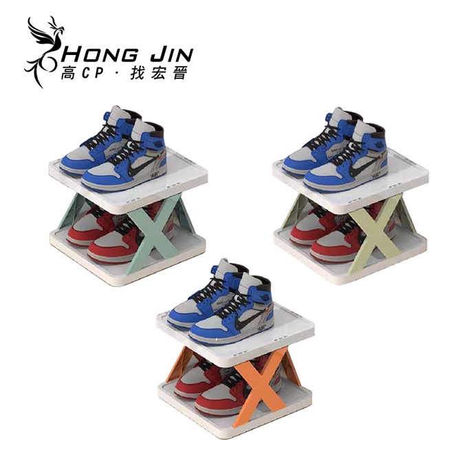 Simple Shoe Rack Cabinet X-Shaped Box Indoor Slipper Combination Dor ...