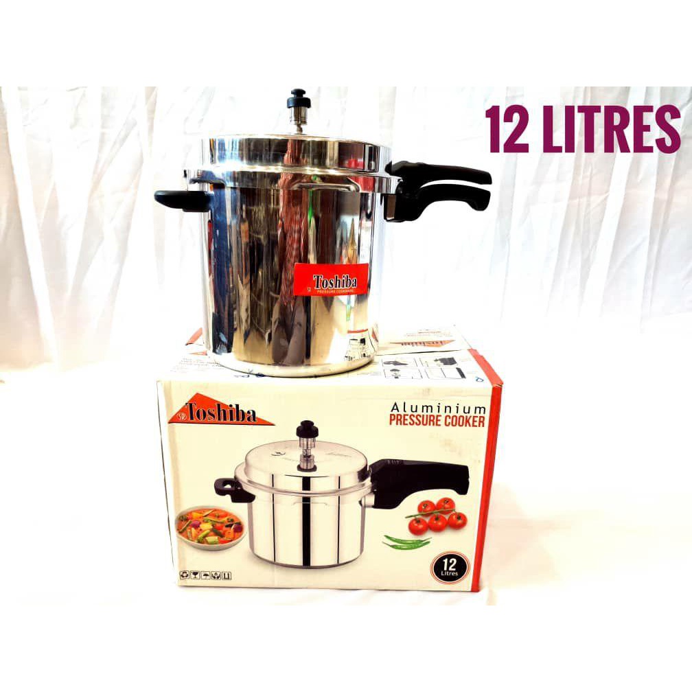 Toshiba Aluminum Pressure Cooker 12 Liter G15840 Shopee Malaysia