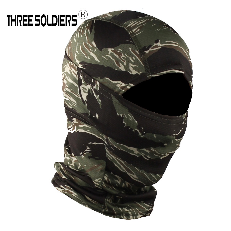 Musion Breathable Mesh Balaclava Camo Print Rider Full Face Mask Quick ...