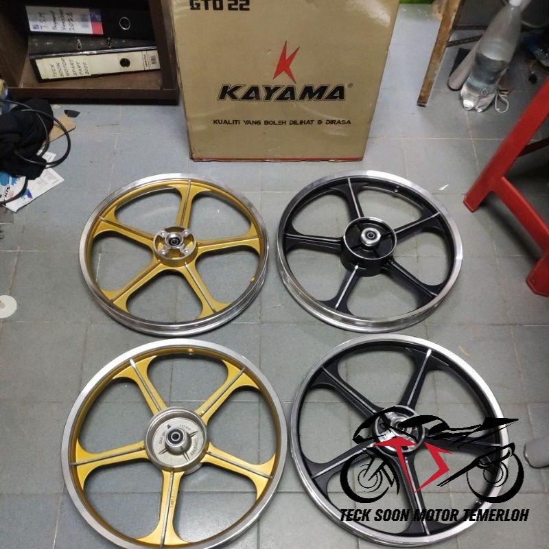 Sport rim kayama gto22 fg505 5 batang honda wave125 w125 wave100r(depan ...