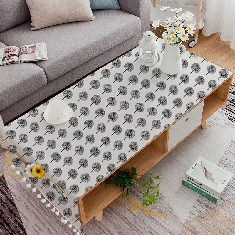 Linencotton Teapoy Table Tablecloth Rectangular Antislip Teapoy Table