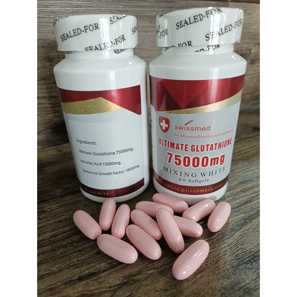 Ultimate Glutathione 75000mg Mixing White Capsule Shopee Malaysia