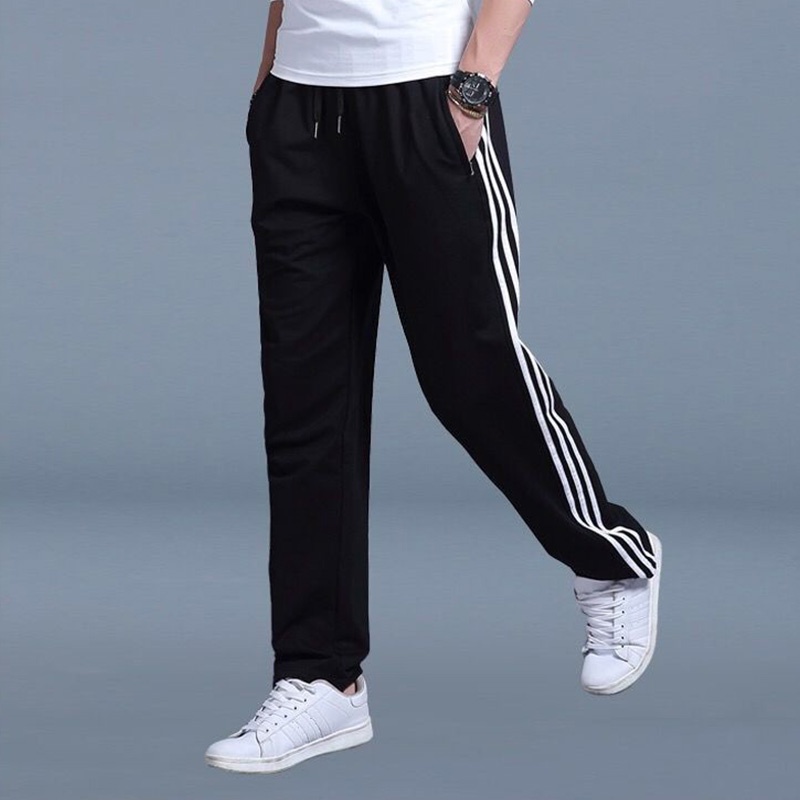 Sport Pants Seluar Tracksuit Lelaki Men Straight Leg Loose Sweatpants ...