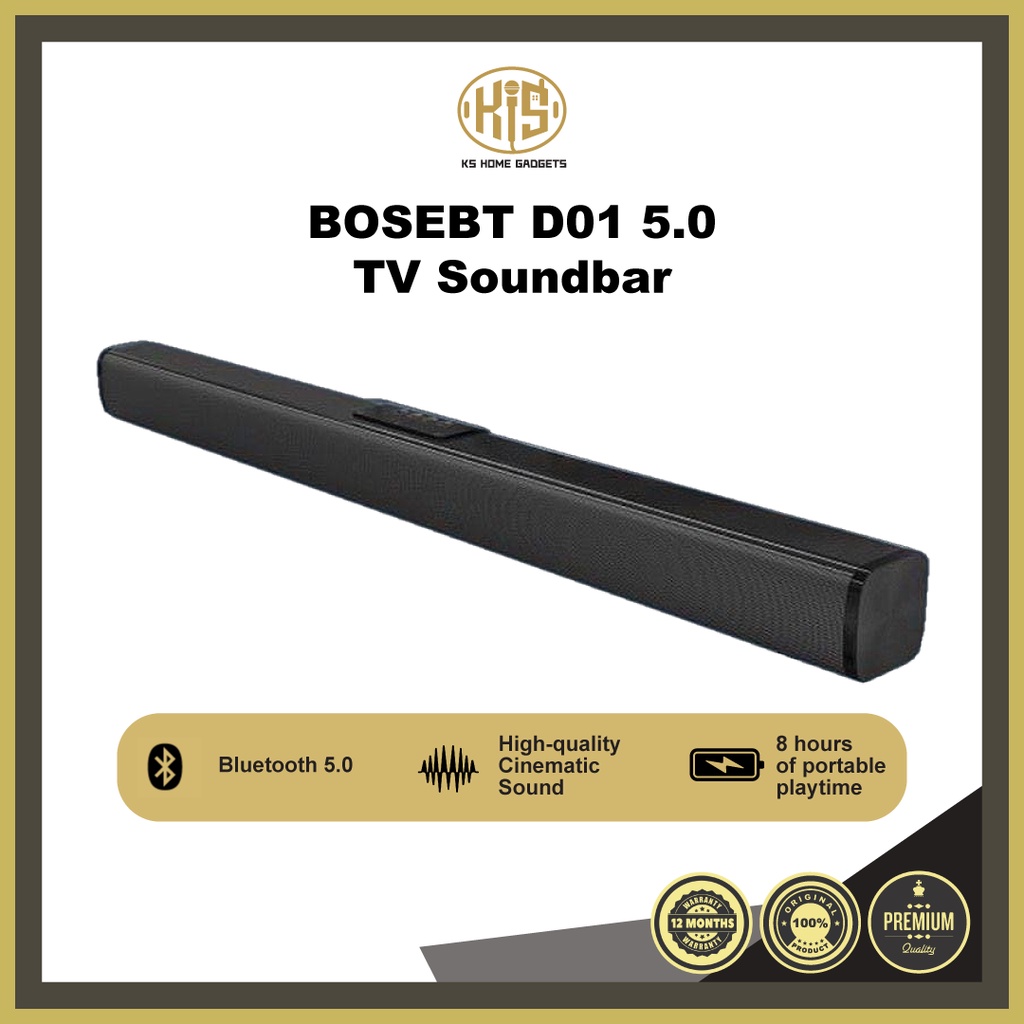 Home Theater BOSEBT D01 5.0 TV Soundbar Bluetooth Soundbar wireless ...