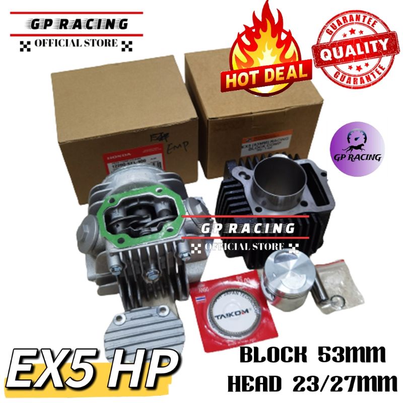 COMBO HEAD BLOCK EX5 HP RACING 53MM + 23/27MM HEAD COMP SET HIGH POWER