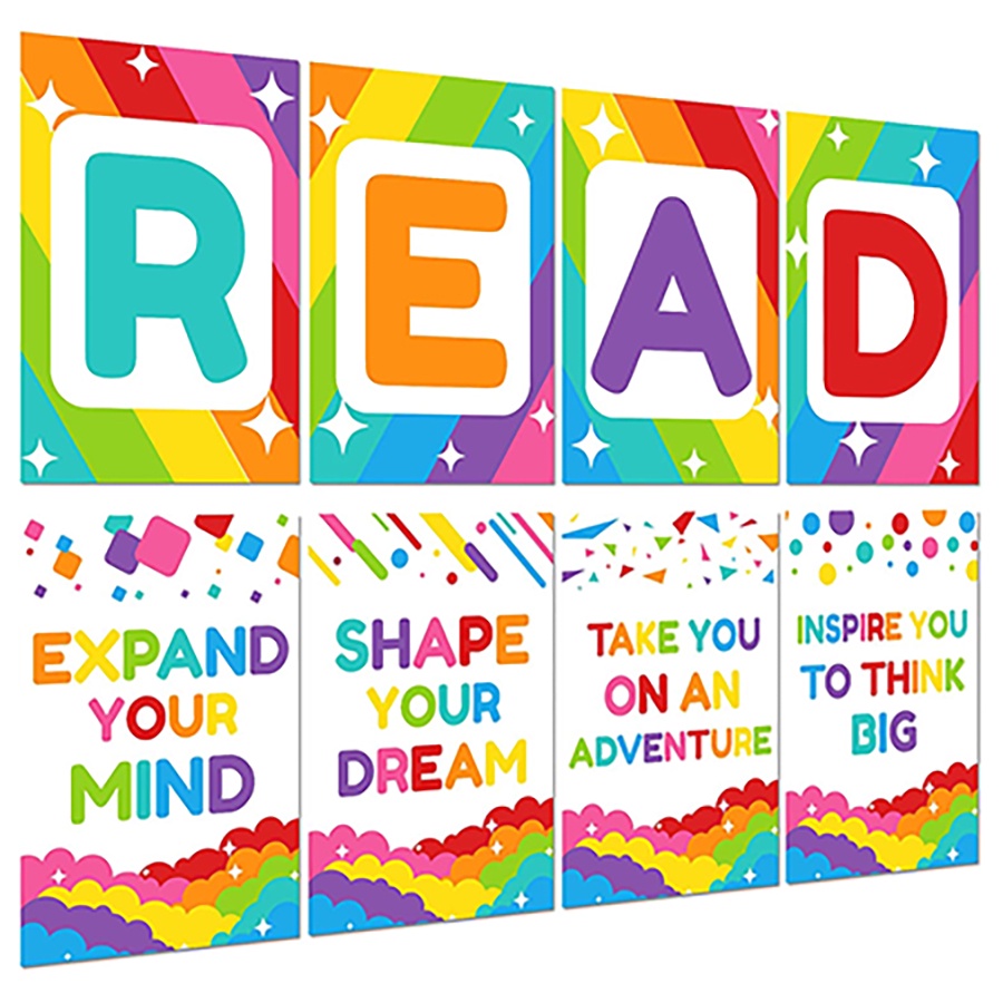 Classroom Decorations - Reading Poster for Teachers - Bulletin Board