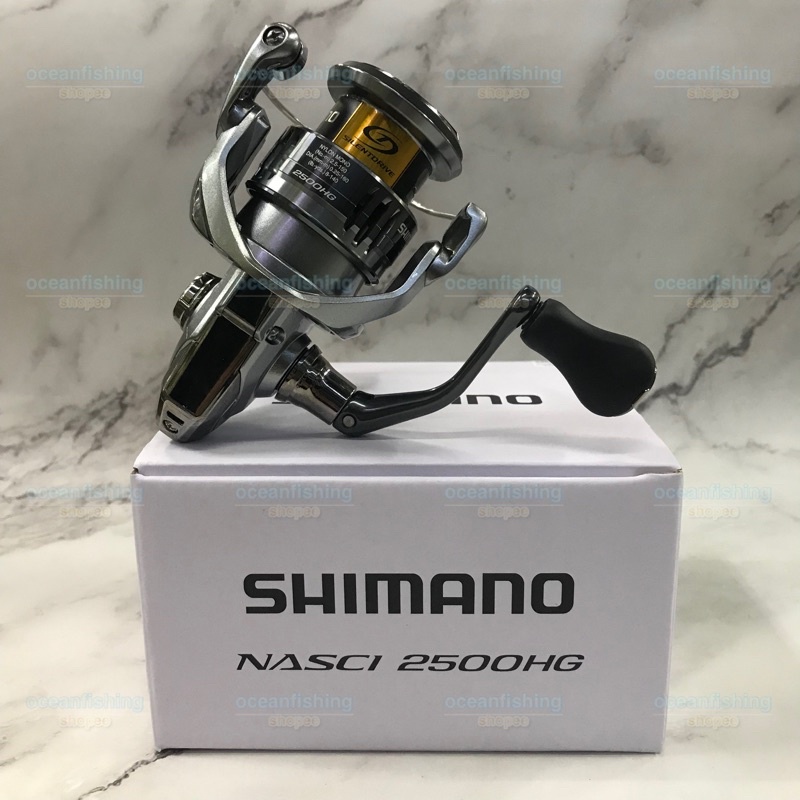 shimano 2021 nasci fc spinning reels FD 2500 6.2 5BB SPIN The lineup ranges from No.500 to C5000 Redesigned Shimano Nasci FC Delivers