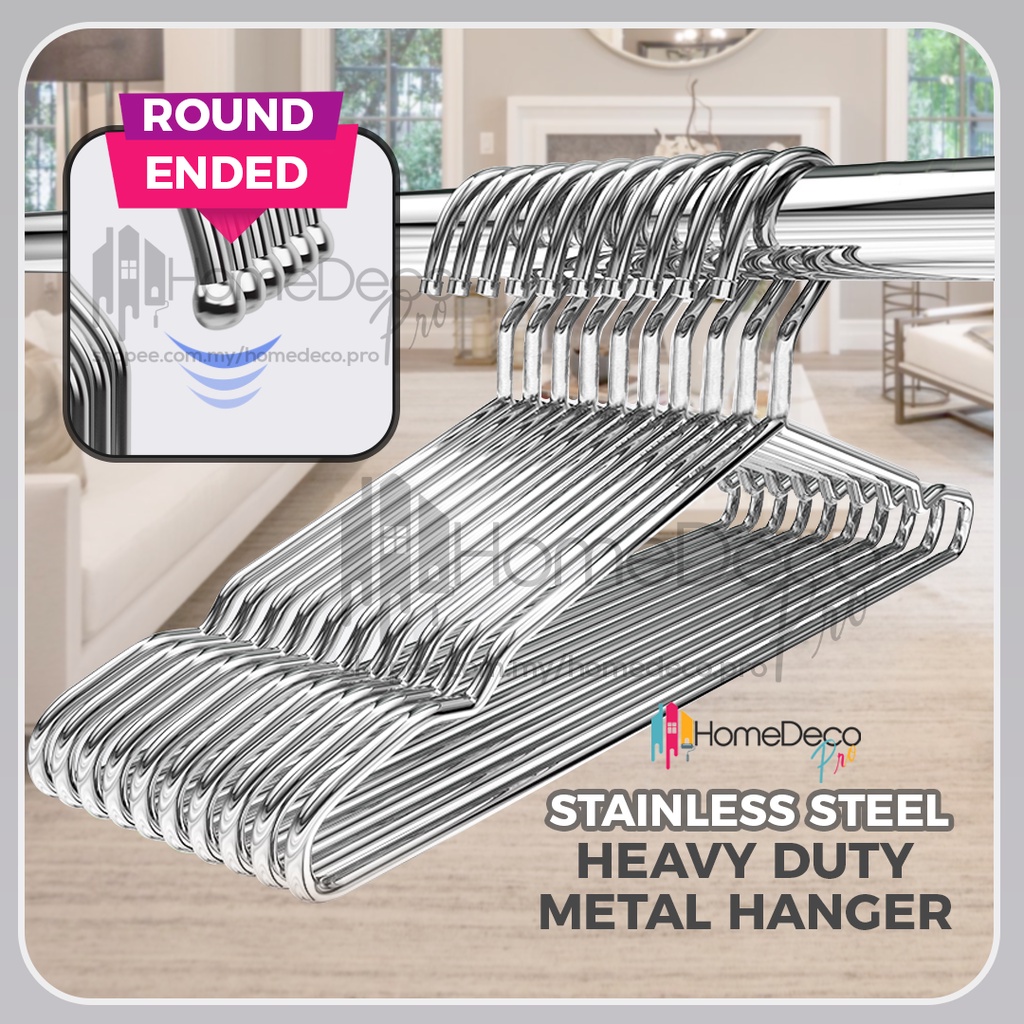 Premium Heavy Duty Anti Corrosion Stainless Steel Cloth Hanger Clothes
