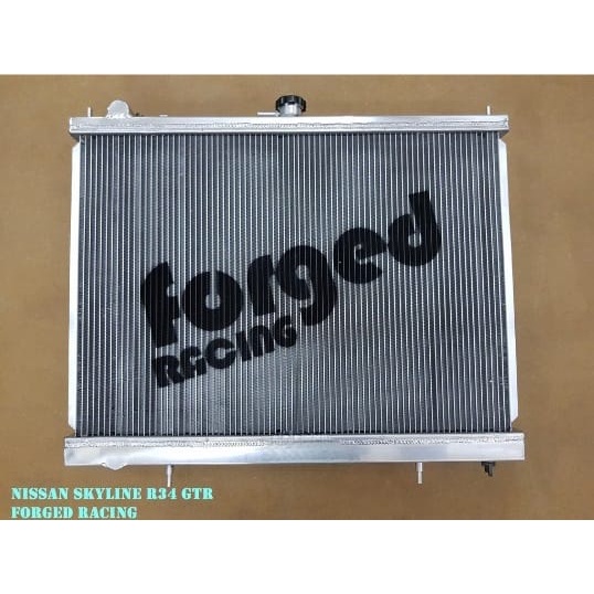 Forged Racing 2ROW Fully Aluminium Radiator for Nissan Skyline R34 GTR ...