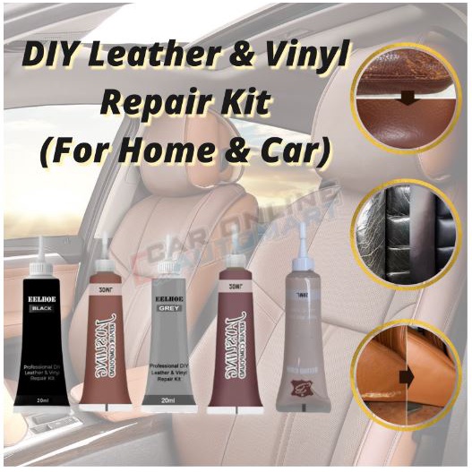 DIY Leather & Vinyl Repair Kit 20ml Leather Care ( Car & Home ) for Leather  Product Scratch Cracks speed drying