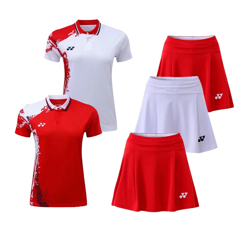 Yonex Badminton Shirt Casual Lady Women Tennis Sportswear Badminton