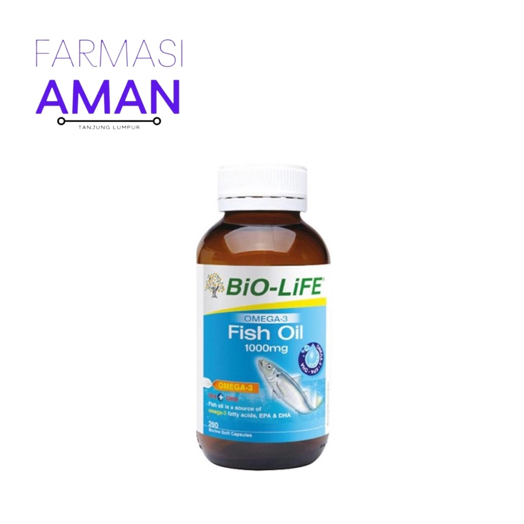 [CLEARANCE! 8/2024] Bio-Life Omega-3 Fish Oil 1000mg (200's / 2x200's ...
