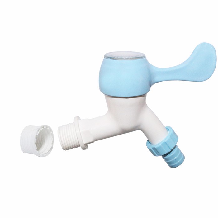 Pvc Water Faucet Plastic Garden Faucet double/double Thread 2 way