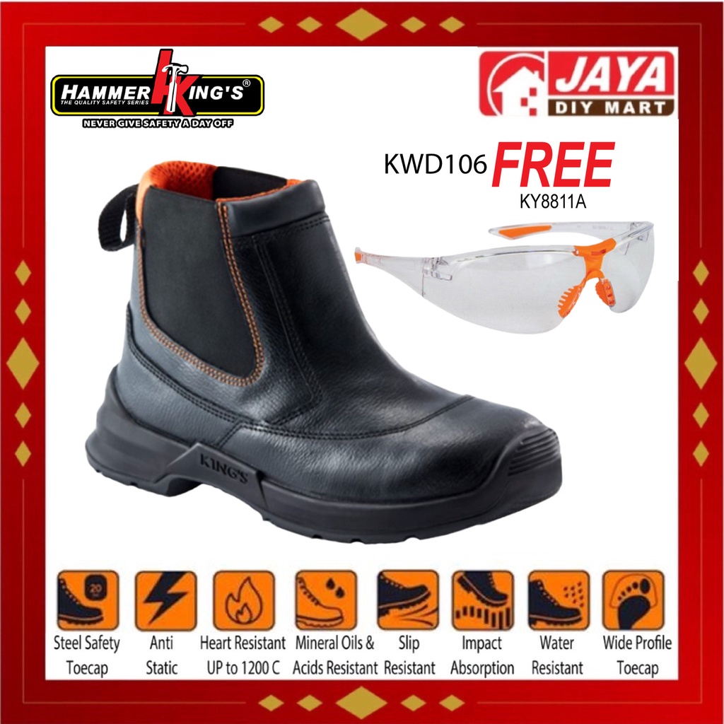 King's by honeywell top steel toe boots