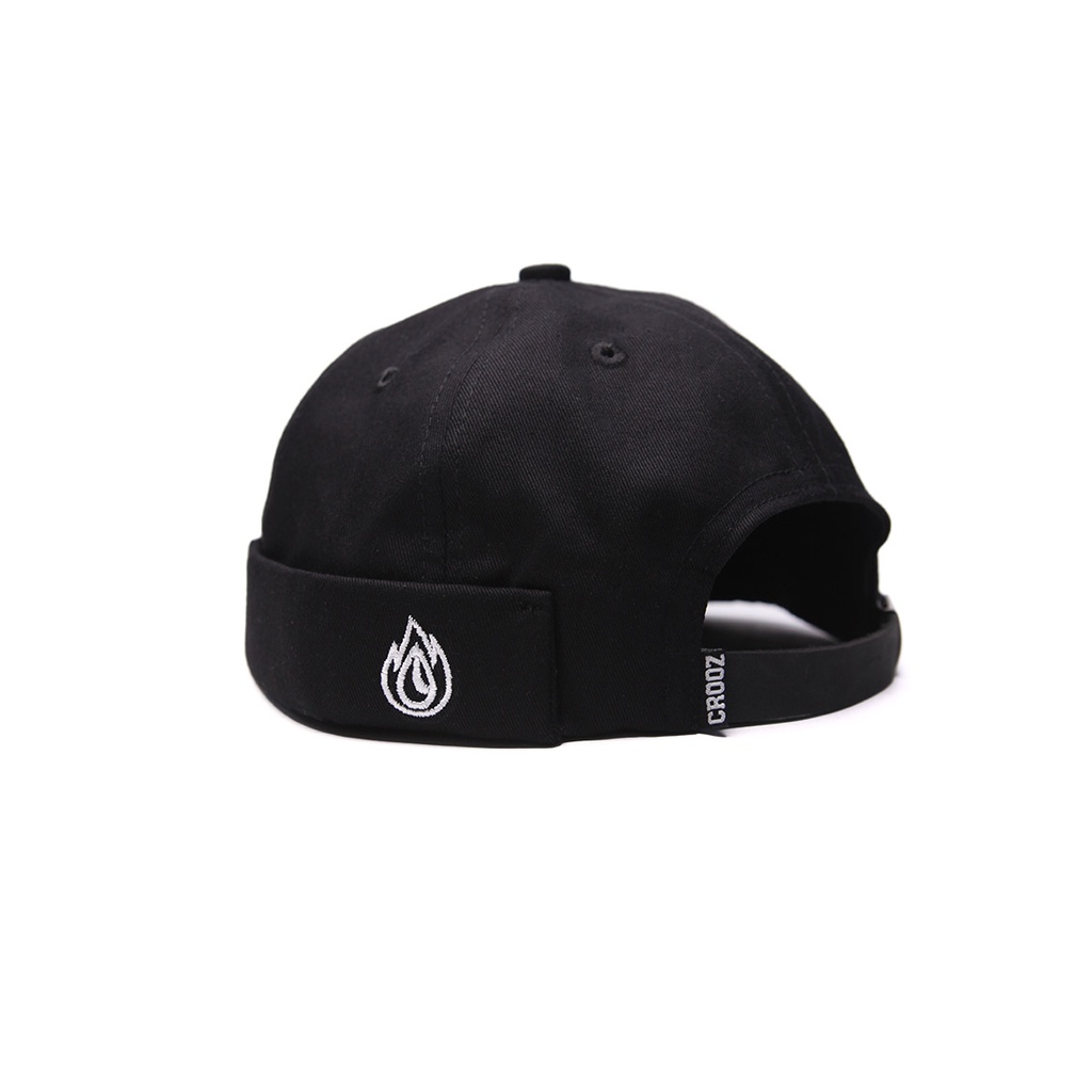 CROOZ OG LOGO DOCKER CAP - LEATHER STRAPBACK MIKI HAT Topi Lelaki ...
