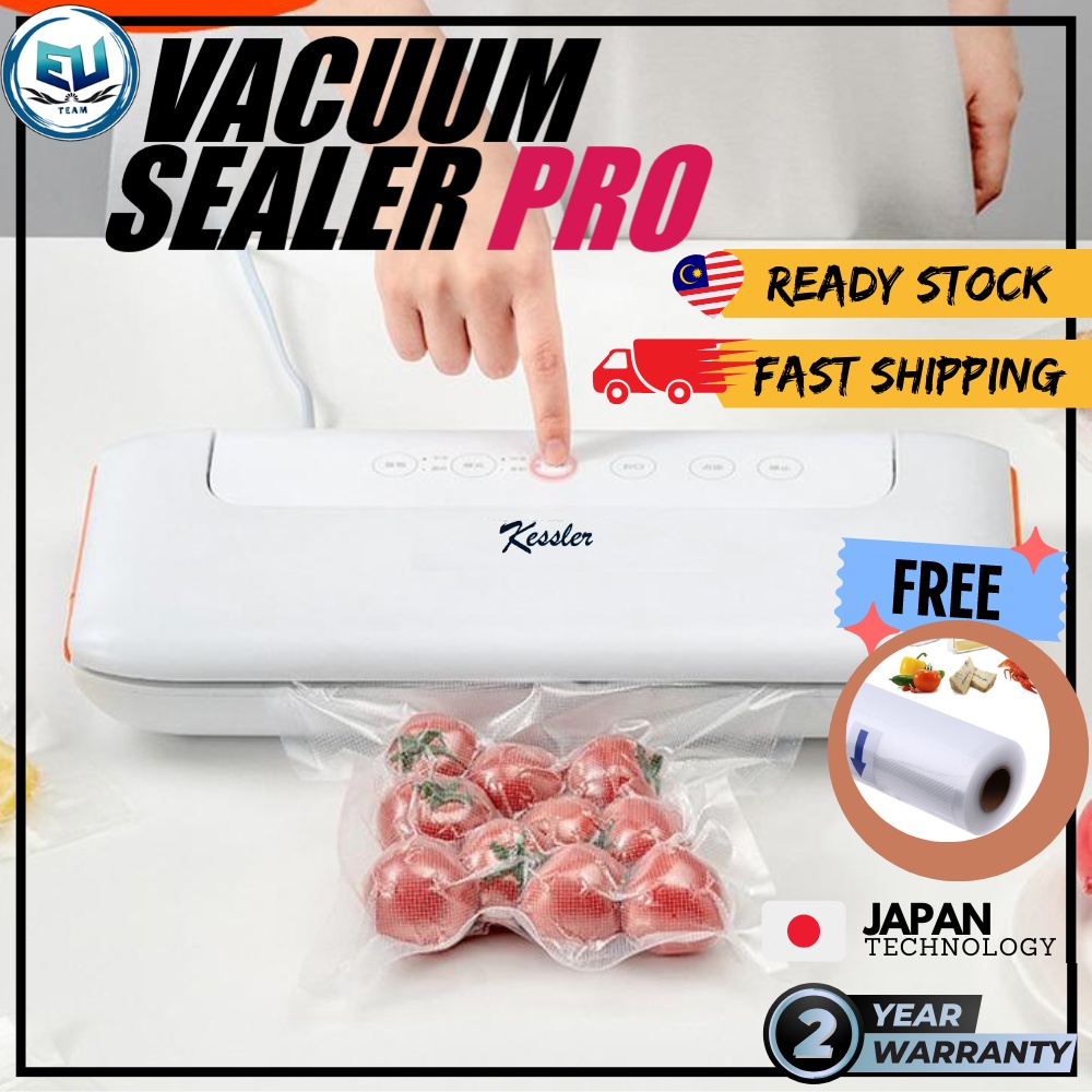 JAPAN VACUUM SEALER PRO Machine Kessler Automatic Seal Keeps Food Fresh