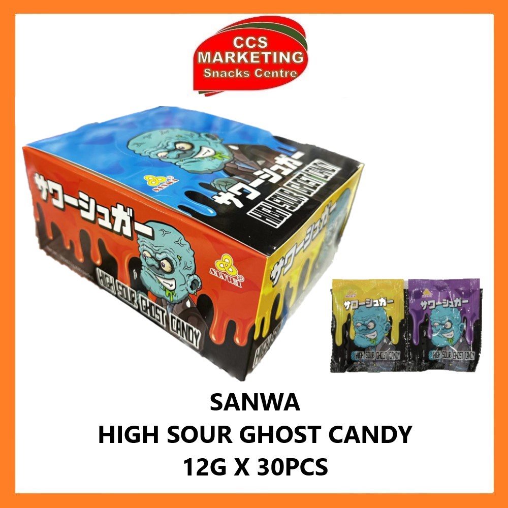 CCS Sanwa High Sour Ghost Candy ( 12g x 30pcs ) | Shopee Malaysia