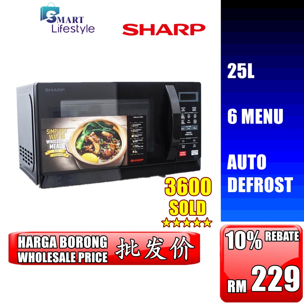 Sharp Basic Microwave Oven R357EK (25L) / R207EK (20L) / R3521GK (25L