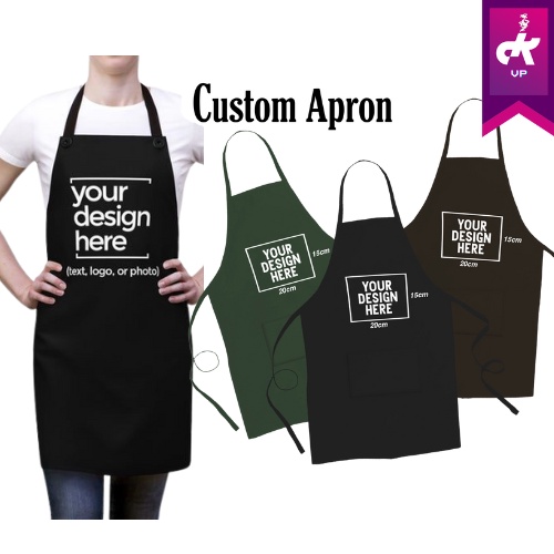 [dkvp] *READ DESCRIPTION!! PRINTED CUSTOM APRON WITH YOUR OWN DESIGN