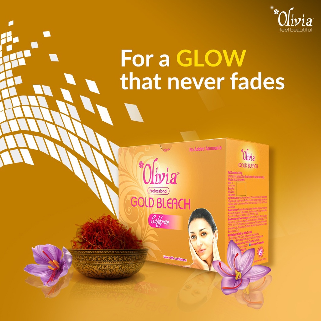 OLIVIA GOLD BLEACH NO ADDED AMMONIA WITH SAFFRON Shopee Malaysia