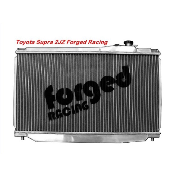 Forged Racing 2ROW Fully Aluminium Radiator for Toyota Supra 2JZ ...