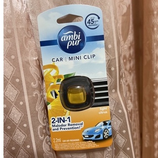 AMBI PUR CAR MINI CLIP AIR FRESHENER 2ML (LIGHT CITRUS) Automotive  Malaysia, Johor Supplier, Distributor, Importer, Supply