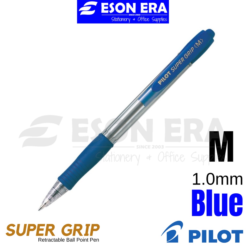 Pilot Super Grip Retractable Ballpoint Pen Refillable Fine 0.7mm ...