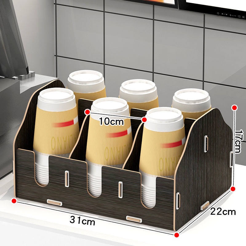Wooden Cup Holder Cup Puller Bar Storage Pipette Stand Disposable Paper