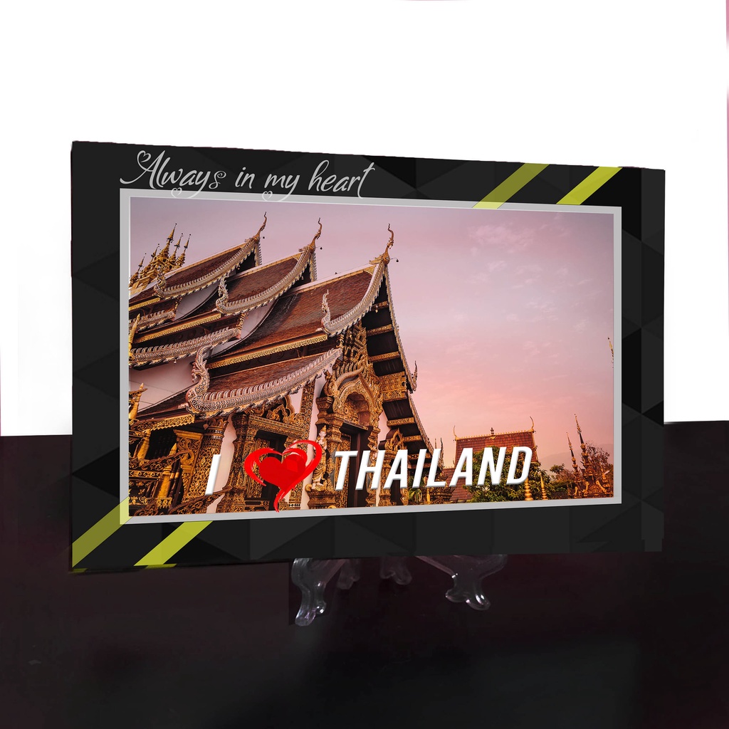 Home Decor Thailand Bangkok Hatyai Souvenir Gift Board Display Shopee Malaysia