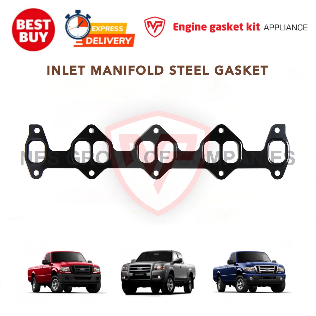 Inlet Manifold Steel Gasket Ford Ranger WL B2500 2.5 (Old Model ...