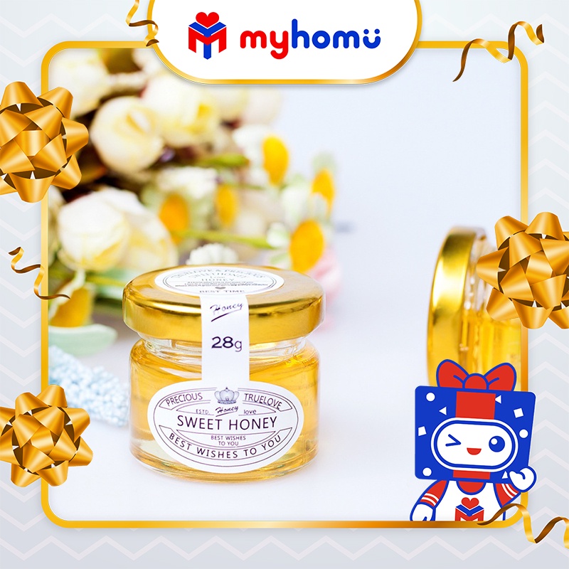 [100Pcs 1Box] Madu Asli Honey Door Gift 28GM Jar Doorgift Wedding Gift Event Gift