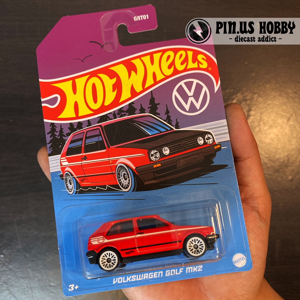 Hot WHEELS VOLKSWAGEN GOLF MK2, VW SERIES ORIGINAL HOTWHEELS by MATTEL ...