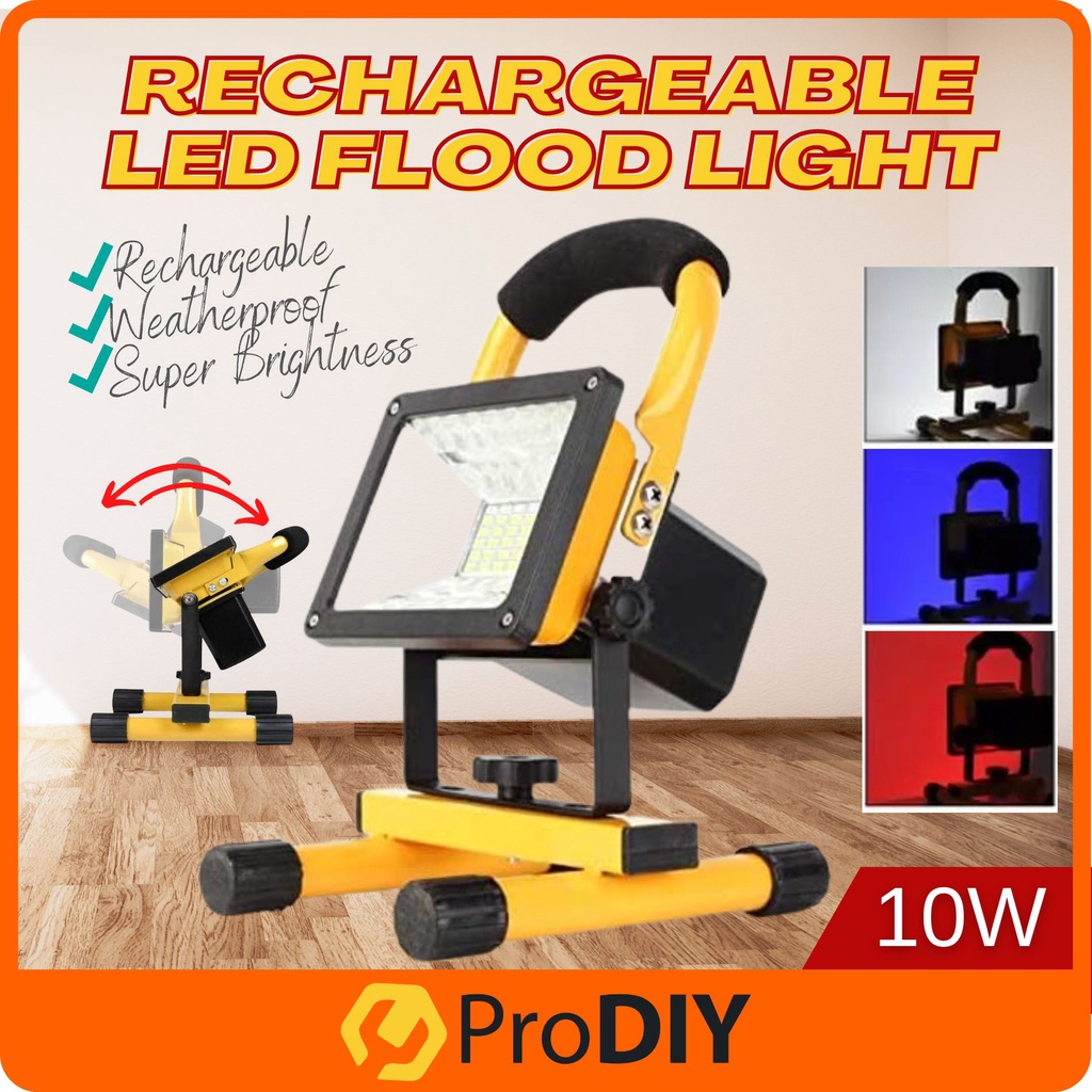 Rechargeable deals flood light