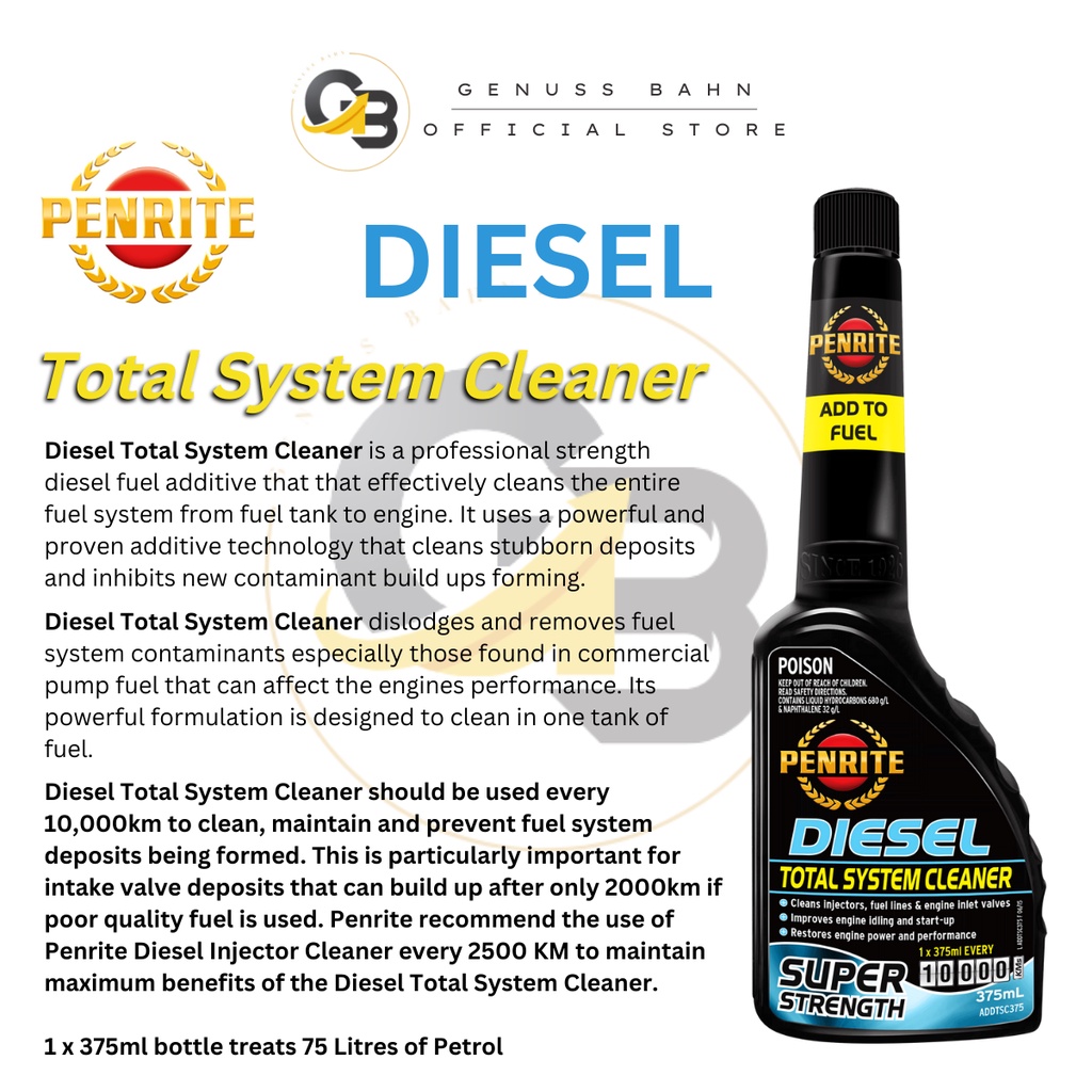 PENRITE Additive Petrol/Diesel Engine Treatment Performance Enhance