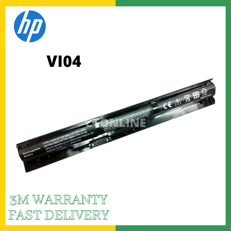 HP VI04 for 440 445 450 G2 14-V 15-K 15-P 17-F Laptop Battery [3 MONTHS ...