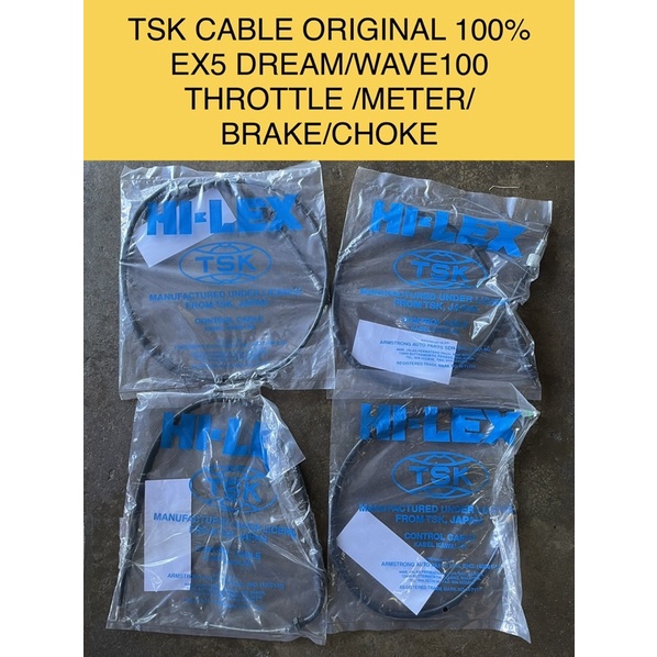 EX5 DREAM THROTTLE CABLE METER CABLE BRAKE CABLE CHOKE CABLE ORIGINAL