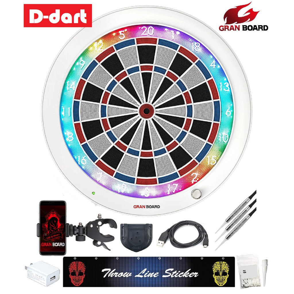 Granboard 3s Dartboard White