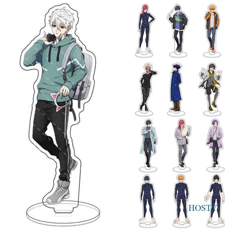 SF NEW Anime BLUE LOCK Isagi Yoichi Stand Figura Brinquedos Acrílico  Decoração De Mesa Modelo De Placa De Aniversário Cosplay